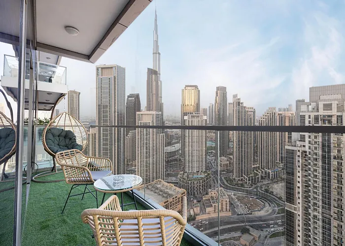5Star Stunning 2Br Burj Khalifa View With Infinity Pool